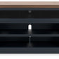 Landocken - XL TV Stand W/Fireplace Option - Brown / Blue