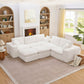 107'' Modern Boucle L-shaped Sectional Sofa
