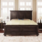 Traditional Town and Country Style Pinewood Vintage Tall Headboard King Bed Frame