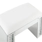Nysa Rectangular Armless Stool