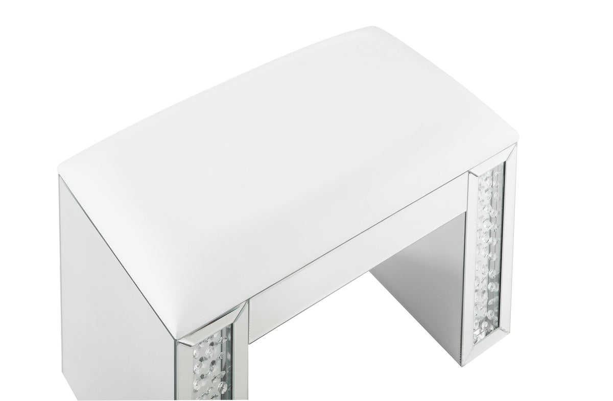 Nysa Rectangular Armless Stool