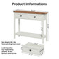 Farmhouse Style Console Table with 2 Drawers