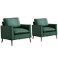 TS Cat Paw Leather Upholstered Sofa 2PC