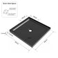 Goodyo 36"x36" Shower Base