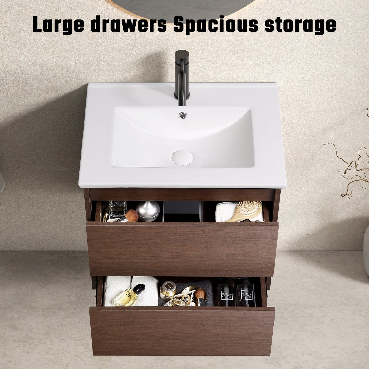 Wall-Mounted Bathroom Vanity