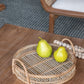 Set of 3 Round Bamboo Decorative Trays