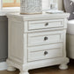 Robbinsdale - Two Drawer Night Stand - Antique White