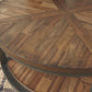 Roybeck - Occasional Table Set (Set of 3) - Light Brown / Bronze