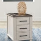 Darborn - Chair Side End Table - Gray / Brown