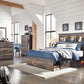 Drystan - Panel Bookcase Bed