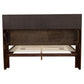 Ardino Cappuccino California King Bed with Bookcase Headboard