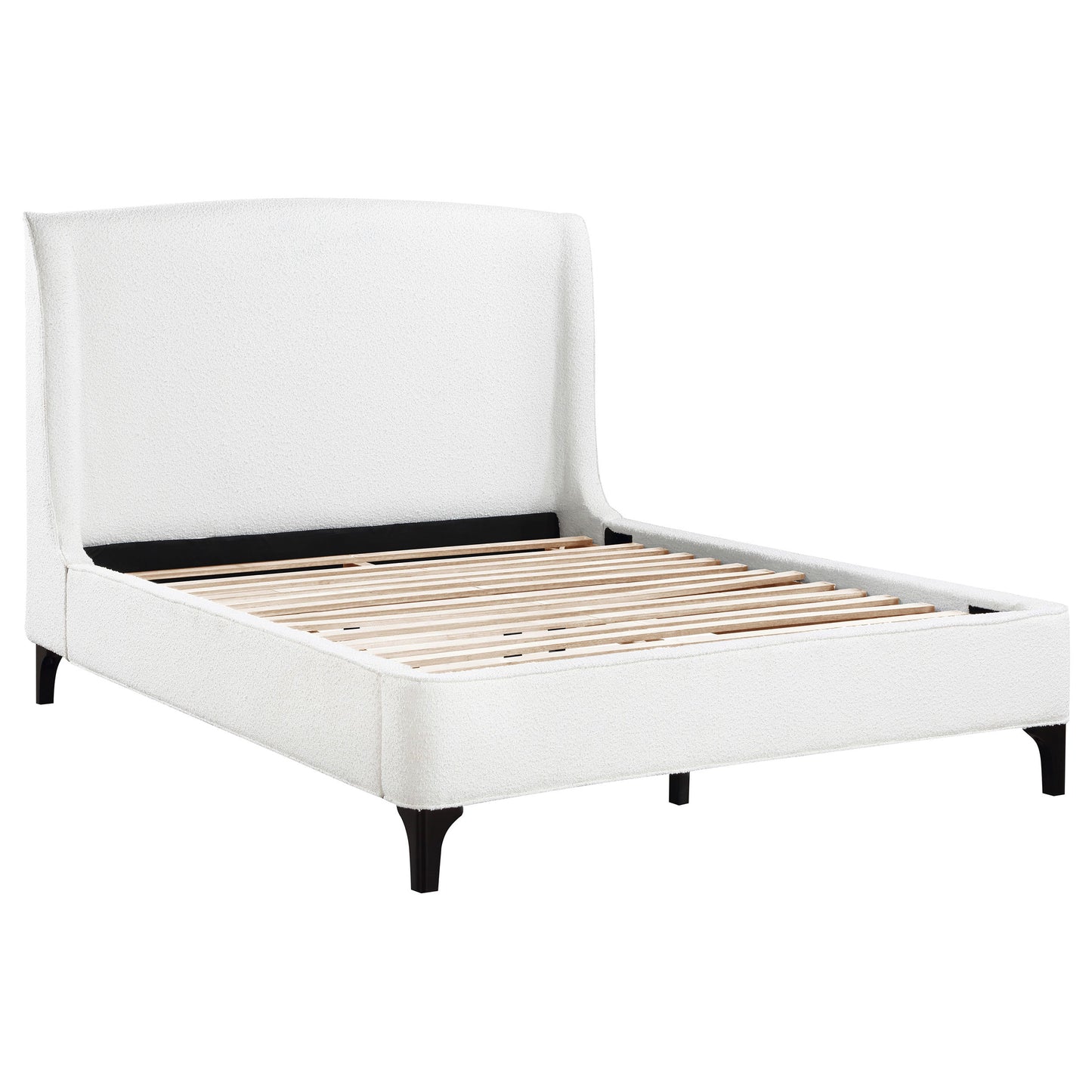 Theodore Snow Upholstered Eastern King Wingback Bed