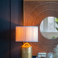 D18x31" Round Aluminum Sheet Table Lamp