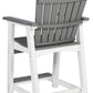 Transville - Barstool (Set of 2) - Gray / White