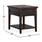 Westley Falls - Rectangular End Table - Graphite