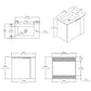 22" Floating Bathroom Vanity Combo
