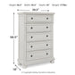 Robbinsdale - Five Drawer Chest - Antique White