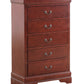 Elegant Cherry Traditional Storage Chest