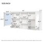 55-Inch Wall-Mount 2-in-1 Mirror Cabinet