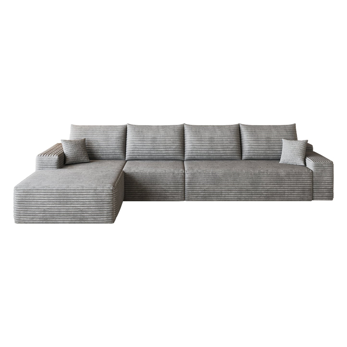 135" Cloud Sectional Couch with L-Shape Chaise