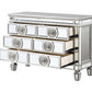 Varian - 34" Server - Mirrored & Antique Platinum