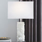 Malise - Alabaster Table Lamp  - White