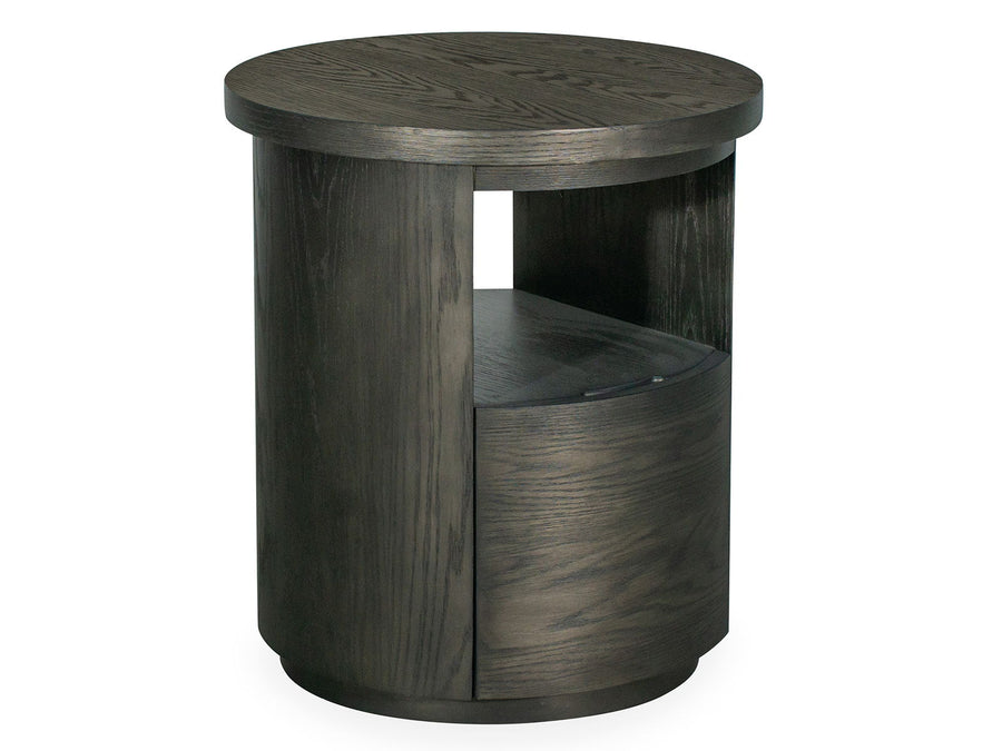Bosley - Round End Table - Coffee Bean