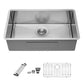 Undermount Kitchen Sink - 32"x18"x9" Stainless Steel