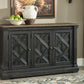 Tyler Creek - Dining Room Server - Black / Gray