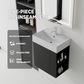 21.6" Floating Bathroom Vanity Combo
