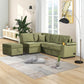 Sleeper Sofa Bed, 2 In 1 Pull Out Sofa Bed L Shape Couch With Storage Ottoman For Living Room, Bedroom Couch - view 10