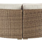 Beachcroft - Curved Corner Chair w/Cushion - Beige