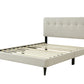Full Sized Upholstered Bed in a Box with USB