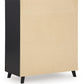 Danziar - Five Drawer Wide Chest - Black