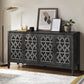 Hollow Four Door Antique Cabinet
