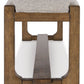 Cabalynn - Large Uph Dining Room Bench - Oatmeal / Light Brown