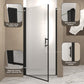 36"x 72" Pivot Shower Door, Matte