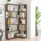 90cm Freestanding Corner Bookshelf