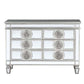 Varian - 34" Server - Mirrored & Antique Platinum