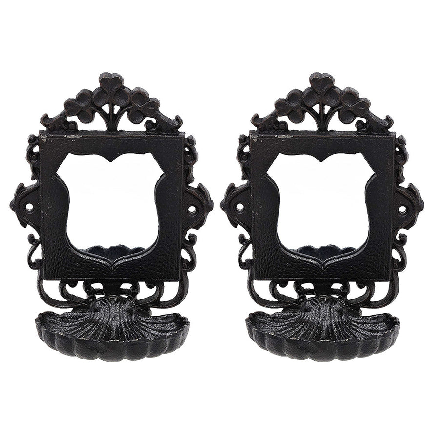 6.3x3.9x8.2" Soap Dish Set - 2 Pieces