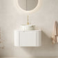 DINA 24" Bathroom Vanity & Sink, Floating Curved Edges