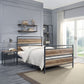 Brantley - Full Bed - Antique Oak & Sandy Gray