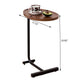 Brown C-shaped Side Table