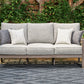 Hillside Barn - Sofa With Cushion - Gray / Brown