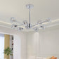 28" Modern Crystal Chandeliers with 9 Lights