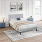 Queen Size Upholstered Platform Bed Frame with Modern Button Tufted