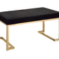 Boice Faux Fur Bench