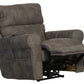Tranquility - Power Headrest Power Lay Flat Reclining With CR3 Heat / Massage / Lumbar - Pewter