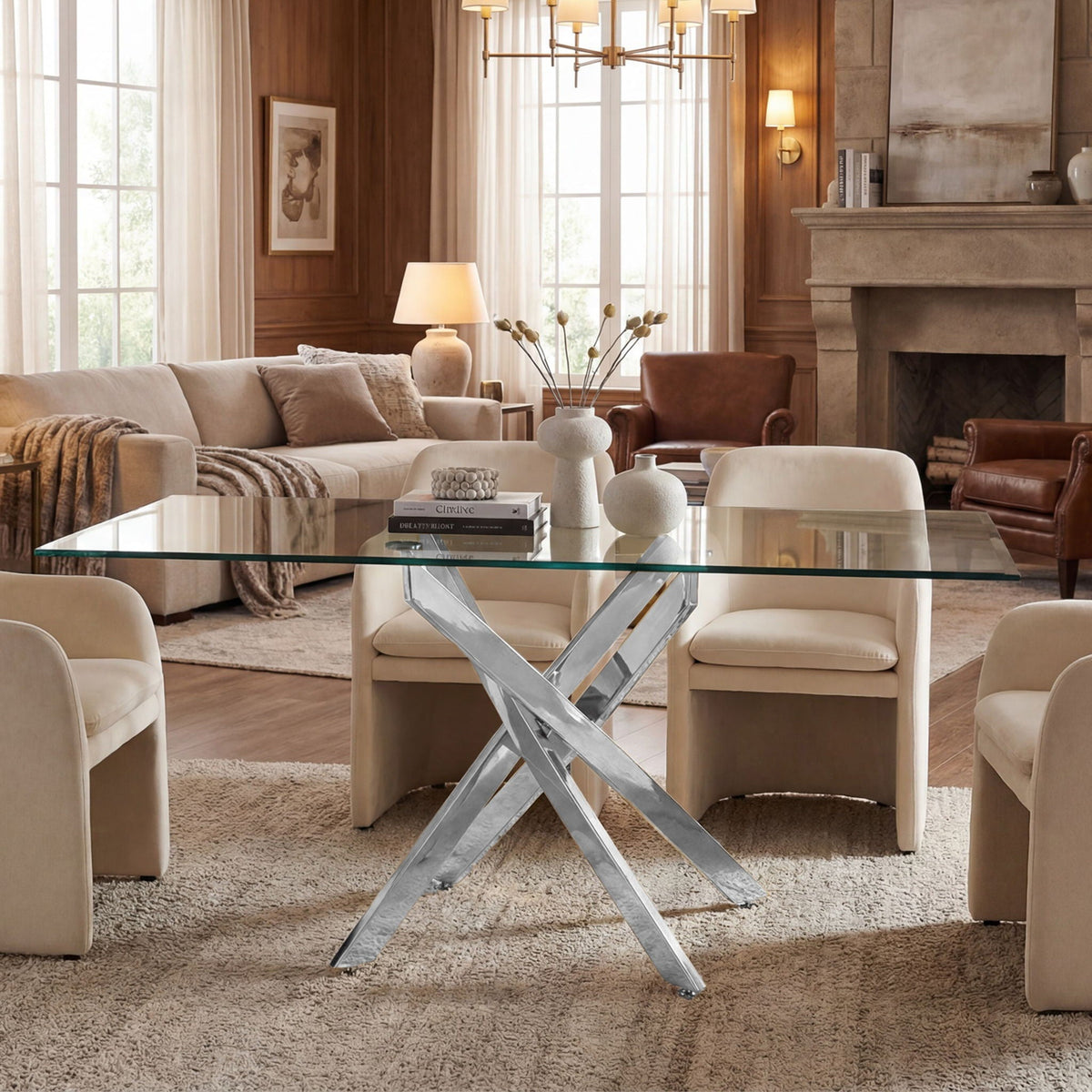 Modern Rectangular Table For Dining Room - view 7