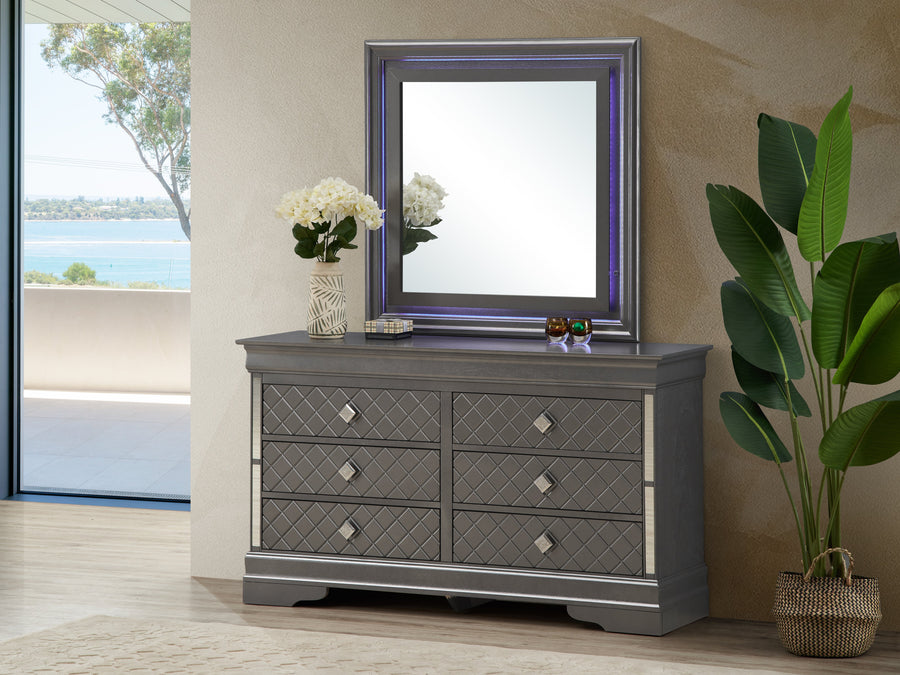 Verona G6702-D Dresser - Metallic